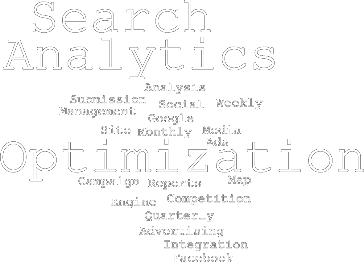 Site Map Integration, Search Submission, Facebook Google Ads Advertising Campaign Management, Weekly, Monthly, Quarterly Analytics Reports, Competition Analysis, Social Media, Analytics, Search Engine, Optimization, SEO